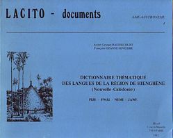 DICTIONNAIRE THEMATIQUE DES LANGUES DE LA REGION DE HIENGHENE, Pije, Fw&acirc;i, Nemi, Jawe