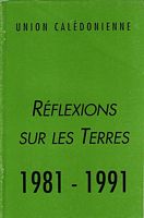 REFLEXIONS SUR LES TERRES 1981-1991