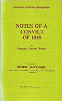 NOTES OF A CONVICT OF 1838 (Translated by George Mackaness)