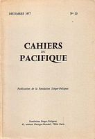 CAHIERS DU PACIFIQUE - NUMERO 20