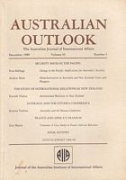 SECURITY ISSUES IN THE PACIFIC  [in Australian Outlook - Volume 43, No. 3]