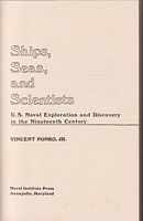 SHIPS, SEAS, AND SCIENTISTS - U.S. Naval Exploration and Discovery in the Nineteenth Century