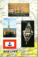 BEN LINE, Fleet List and Short History, plus Supplement