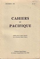 CAHIERS DU PACIFIQUE - NUMERO 17