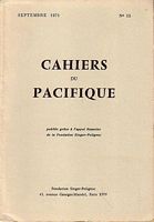 CAHIERS DU PACIFIQUE - NUMERO 15
