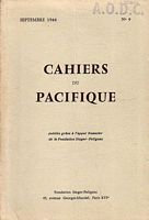 CAHIERS DU PACIFIQUE - NUMERO 9