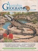 AFTERMATH OF AN AIR CRASH  [in Australian Geographic, No. 6, April-June 1987]