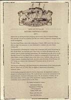 NEW SOUTH WALES - HISTORIC SHIPWRECK 