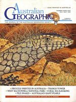 AUSTRALIAN GEOGRAPHIC - No. 35, July-Sept. 1994  + Poster-Map "ANTARCTICA"