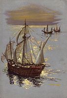 S.S. IBERIA - MENU: Christopher Columbus