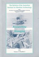 TE WAKA MAORI - Maori Canoe in New Zealand prehistory: reconstruction from an archaeological perspective including oral and historical evidence.  (in A.I.M.A. Bulletin - Volume 15, No.2, 1991)