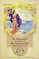 PROGRAMME: TO COMMEMORATE THE ARRIVAL OF THE AUSTRALIAN FLEET, Sydney, October 4th, 1913
