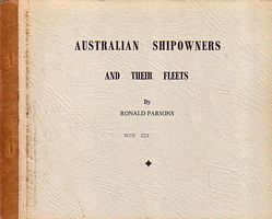 AUSTRALIAN SHIPOWNERS AND THEIR FLEETS - Book Six - Vessels Enrolled at Sydney 1830-40