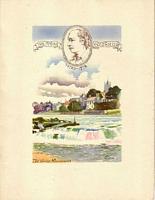 MENU - EMPRESS OF BRITAIN - Oliver Goldsmith