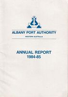 ALBANY PORT AUTHORITY - Annual Report 1984-85