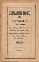 BENJAMIN BOYD IN AUSTRALIA (1842-1849)