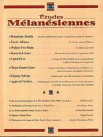 ETUDES MELANESIENNES, Bulletin No. 31 . 2000-2001