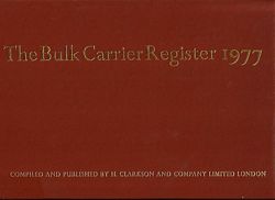 THE BULK CARRIER REGISTER 1977