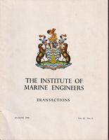 EXPERIENCES WITH CONTROLLABLE PITCH PROPELLERS  (in Transactions of the Institute of Marine Engineers - Volume 82, No. 8, August 1970)