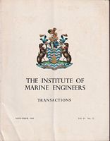 ANCILLARY SHIPBOARD SERVICES  (in Transactions of the Institute of Marine Engineers - Volume 81, No. 11, November 1969)