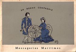 EN BONNE COMPAGNIE - MESSAGERIES MARITIMES