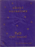 ABOUT OURSELVES - P & O Staff Journal