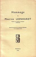 HOMMAGE A MAURICE LEENHARDT