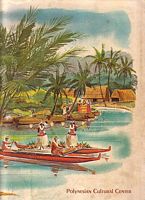 POLYNESIA IN A DAY ! - Background and detailed description illustrated in full color of the Polynesian Cultural Center