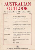 AUSTRALIA AND THE AMERICAN ALLIANCE  (in Australian Outlook)