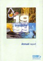 INSTITUT DE RECHERCHE POUR LE DEVELOPPEMENT - Annual Report 1999