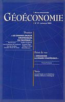 GEOECONOMIE - No.27 - LES GRANDS ENJEUX STRATEGIQUES DU PACIFIQUE