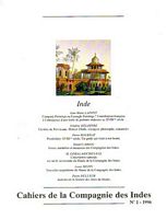 CAHIERS DE LA COMPAGNIE DES INDES - No. 1 - 1996