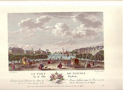 LE PORT DE NANTES, Vu de l' Ile Feydeau