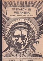 RESEARCH IN MELANESIA, Volume 4