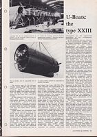 U-BOATS: The Type XXIII  (in Aviation & Marine Magazine)
