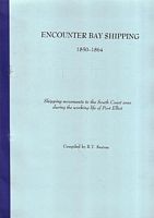 ENCOUNTER BAY SHIPPING 1850-1864, Rosetta Cove, Victor Harbor, Port Elliot, Murray Mouth