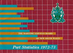 THE MARITIME SERVICES BOARD OF NEW SOUTH WALES - Port Statistics 1972-73