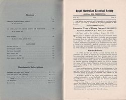 THE AUSTRALIAN NAVY: Origins, Growth and Development  (in Journal and Proceedings of the R.A.H.S. - Volume 45, Part 3, 1959)