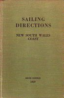 SAILING DIRECTIONS NEW SOUTH WALES COAST - 1959