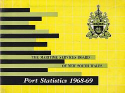 THE MARITIME SERVICES BOARD OF NEW SOUTH WALES - Port Statistics 1968-69