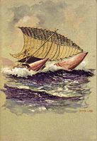 S.S. IBERIA - MENU: "The Polynesians"