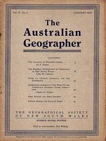 THE AUSTRALIAN GEOGRAPHER.  Vol. II, No. 5 - 1935