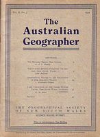 THE AUSTRALIAN GEOGRAPHER - Vol. II, No. 3, 1934