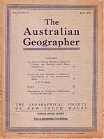 THE AUSTRALIAN GEOGRAPHER.  Vol. IV, No. 3 - 1942