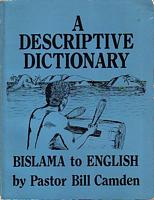 A DESCRIPTIVE DICTIONARY, Bislama to English