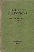 SAILING DIRECTIONS NEW SOUTH WALES COAST - 1959
