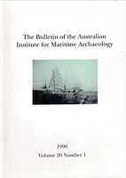 AUSTRALIAN INSTITUTE FOR MARITIME ARCHAEOLOGY - Volume 20, No.1, 1996