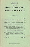 SOUTH SEA ISLANDERS TO NEW SOUTH WALES  (RAHS - Vol. 68, Pt 4, March 1983)