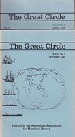 BRITISH SEALING ON NEW SOUTH SHETLAND 1819-1826  (in The Great Circle, Volume 7, Parts I & II)