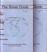 THE GREAT CIRCLE: Journal of the Australian Association for Maritime History -  Volume 11, Nos. 1 & 2, 1989